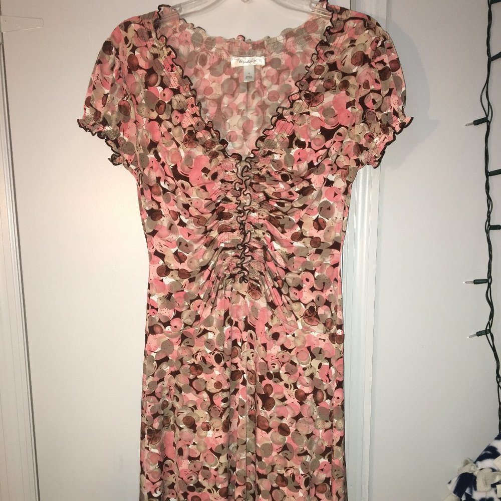 Dress Barn Pink Midi Knee Length Dress